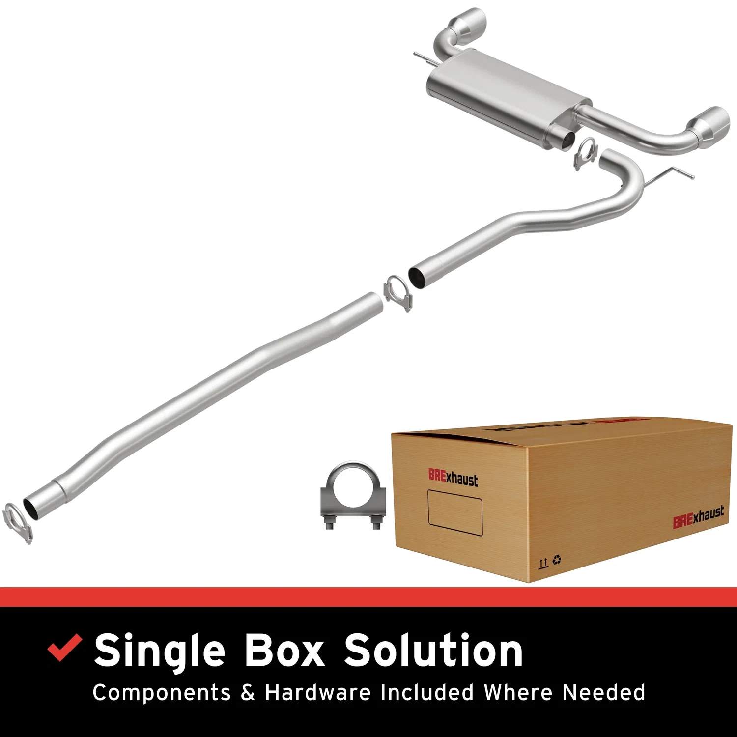 Fits 2011-2016 Mini Direct-Fit Replacement Exhaust System